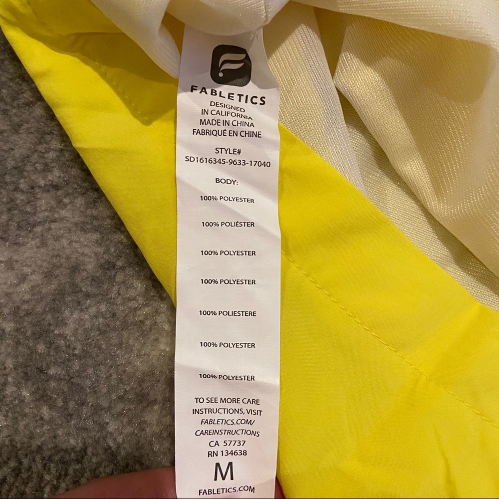 Yellow Fabletics Neema Romper - Picture 8 of 9